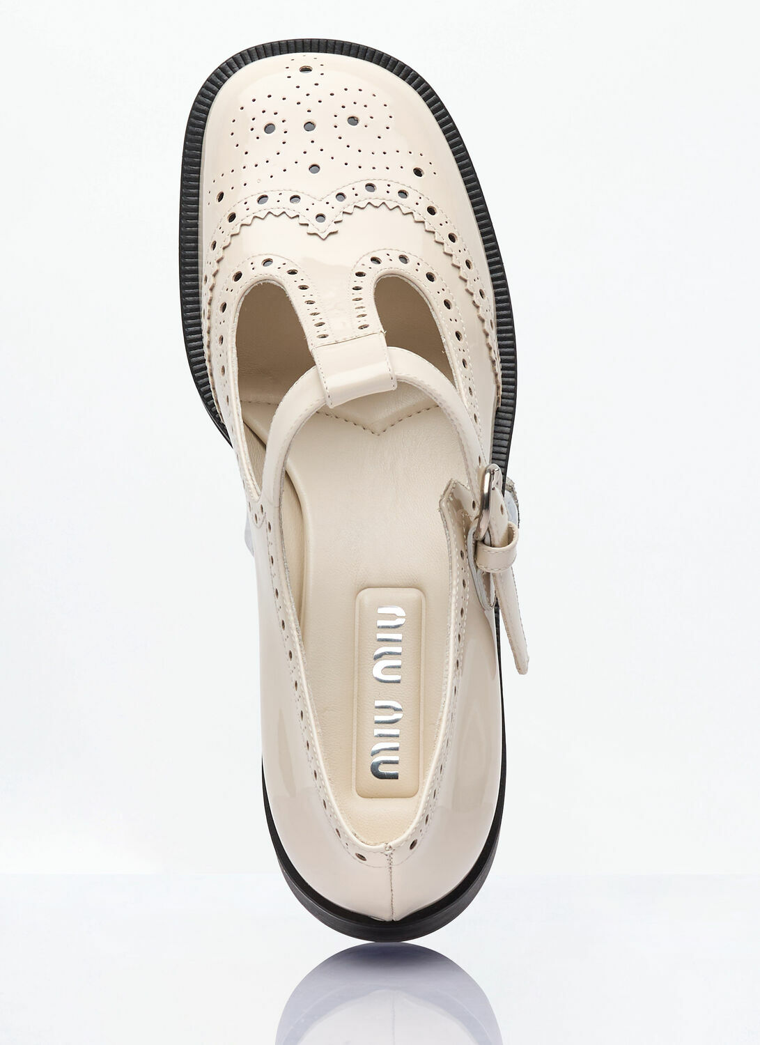 Miu Miu Patent Leather Mary Jane Shoes