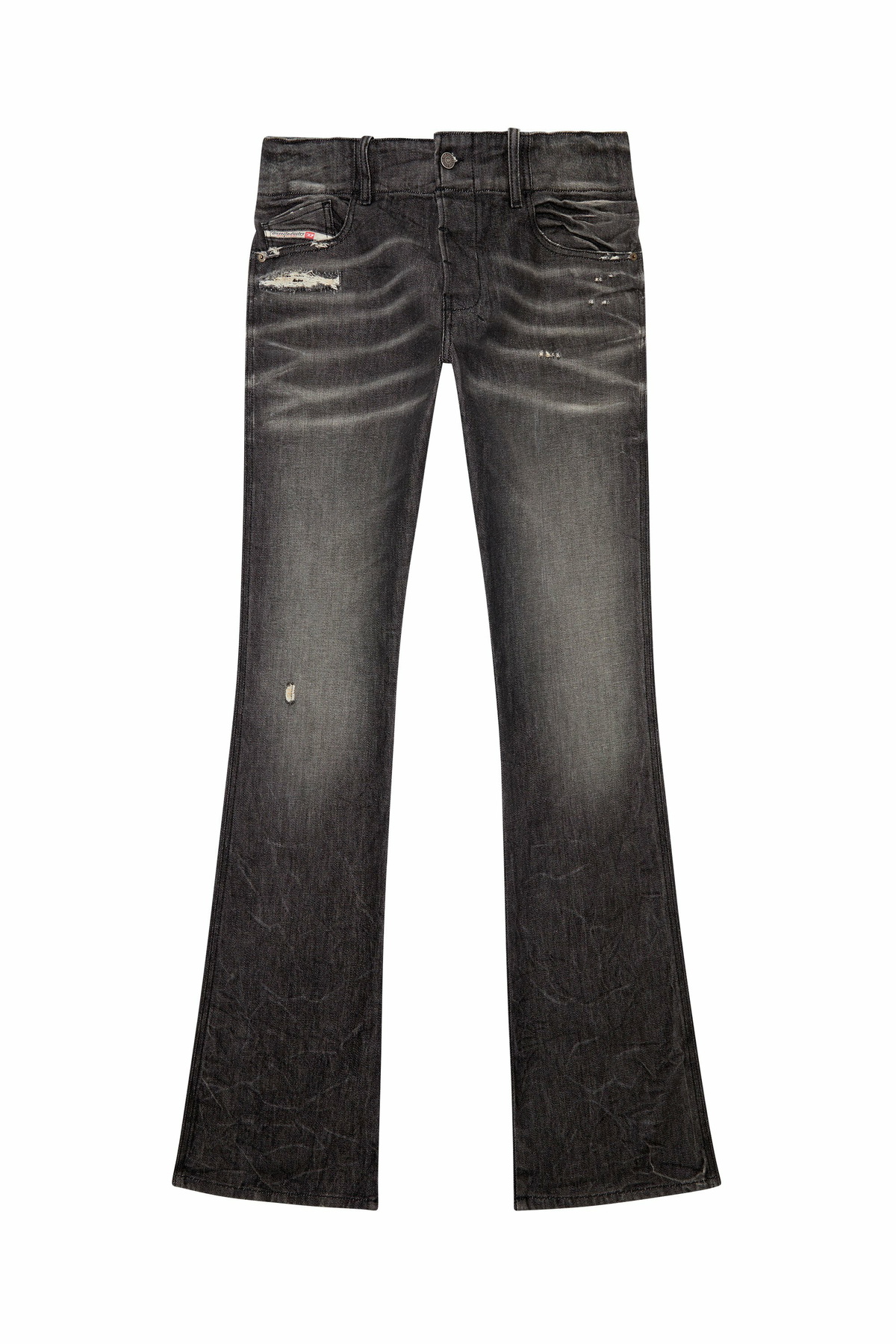 Diesel Bootcut Jeans - D-Backler - Jeans Mens in Black