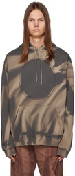 JiyongKim Gray Sun-Bleached Hoodie