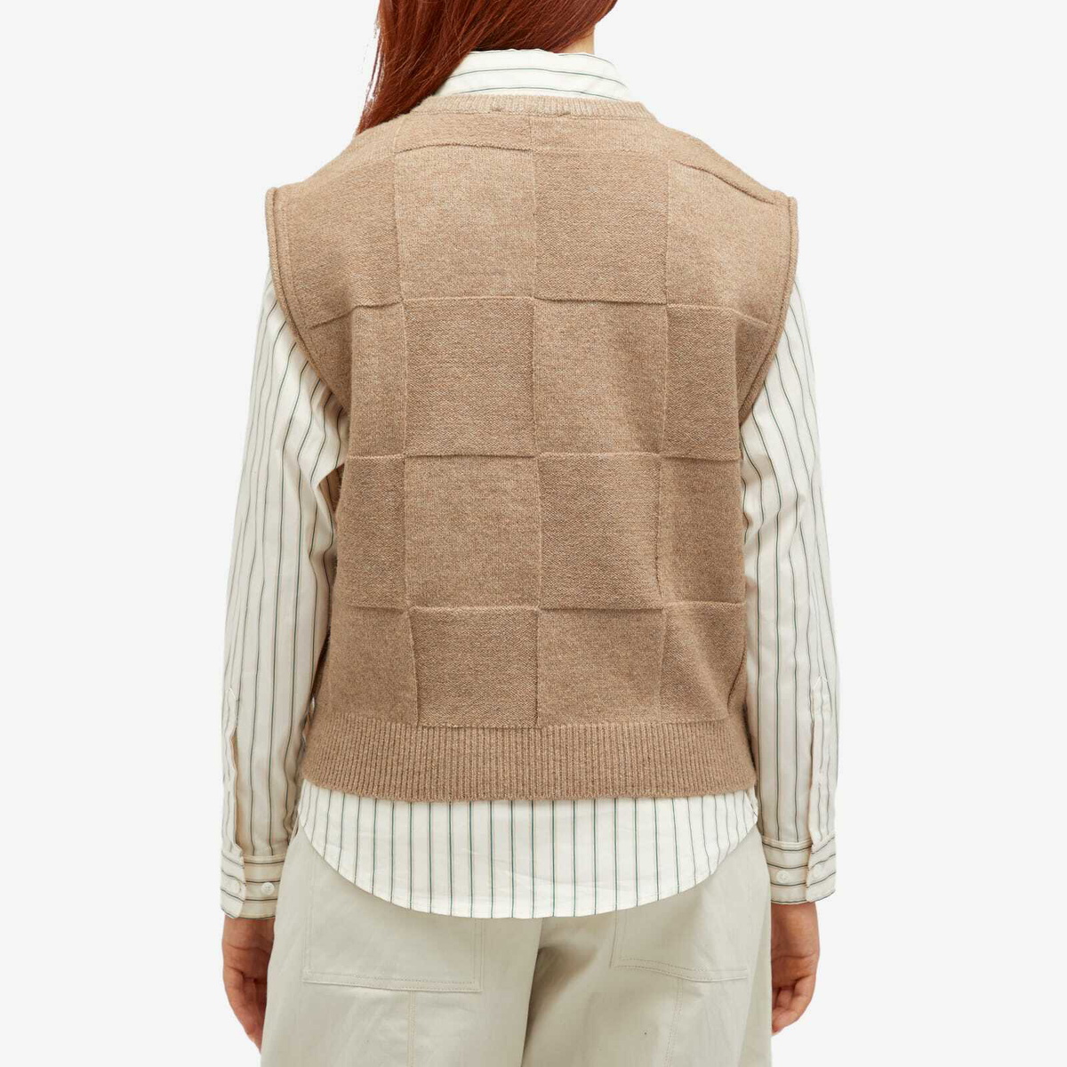 DUNST Women's Essential Knit Vest in Camel