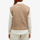 DUNST Women's Essential Knit Vest in Camel