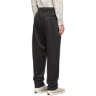 Engineered Garments Black Fleece Jog Lounge Pants