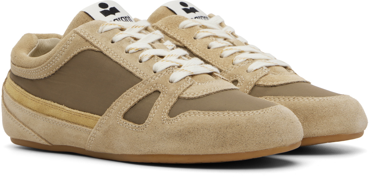 Isabel Marant Khaki Senny Low Sneakers