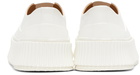 Jil Sander White Platform Sneakers