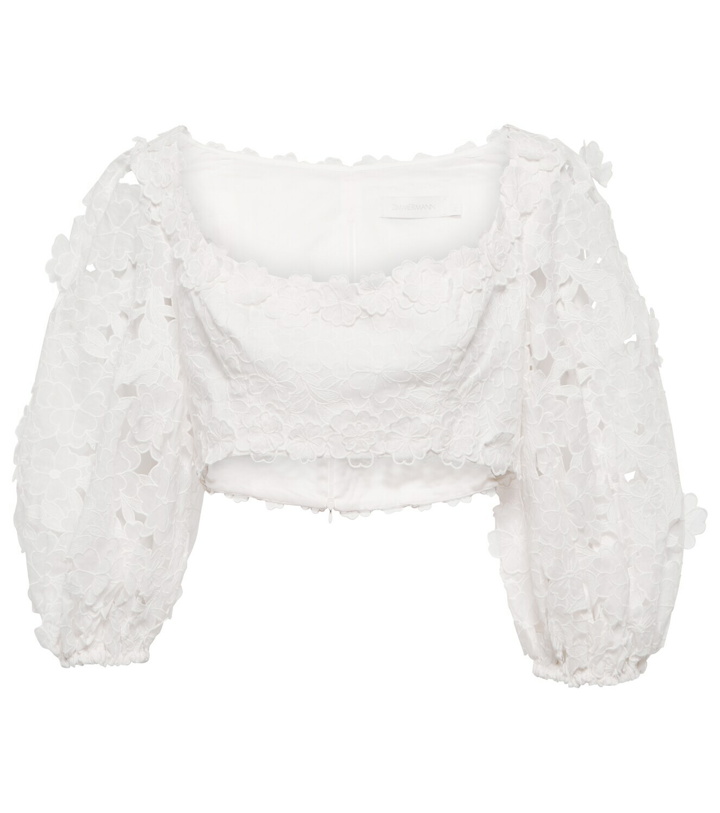 Photo: Zimmermann Lola floral crop top