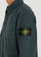 Compass Patch Overshirt in Green