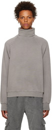 Les Tien Gray Raglan Turtleneck