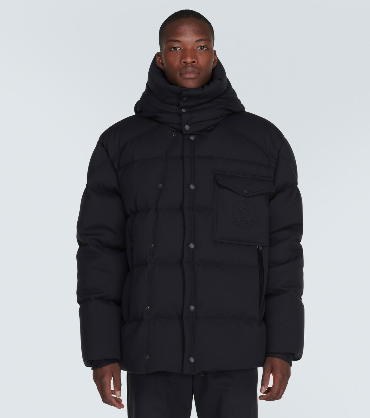 Moncler Moncler Karakorum tech jersey down jacket Moncler