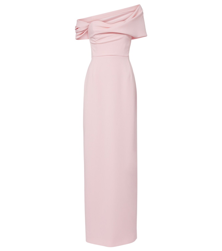 Photo: Carolina Herrera Sofia crêpe bustier gown