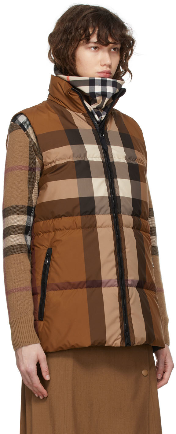 Burberry plaid sale vest