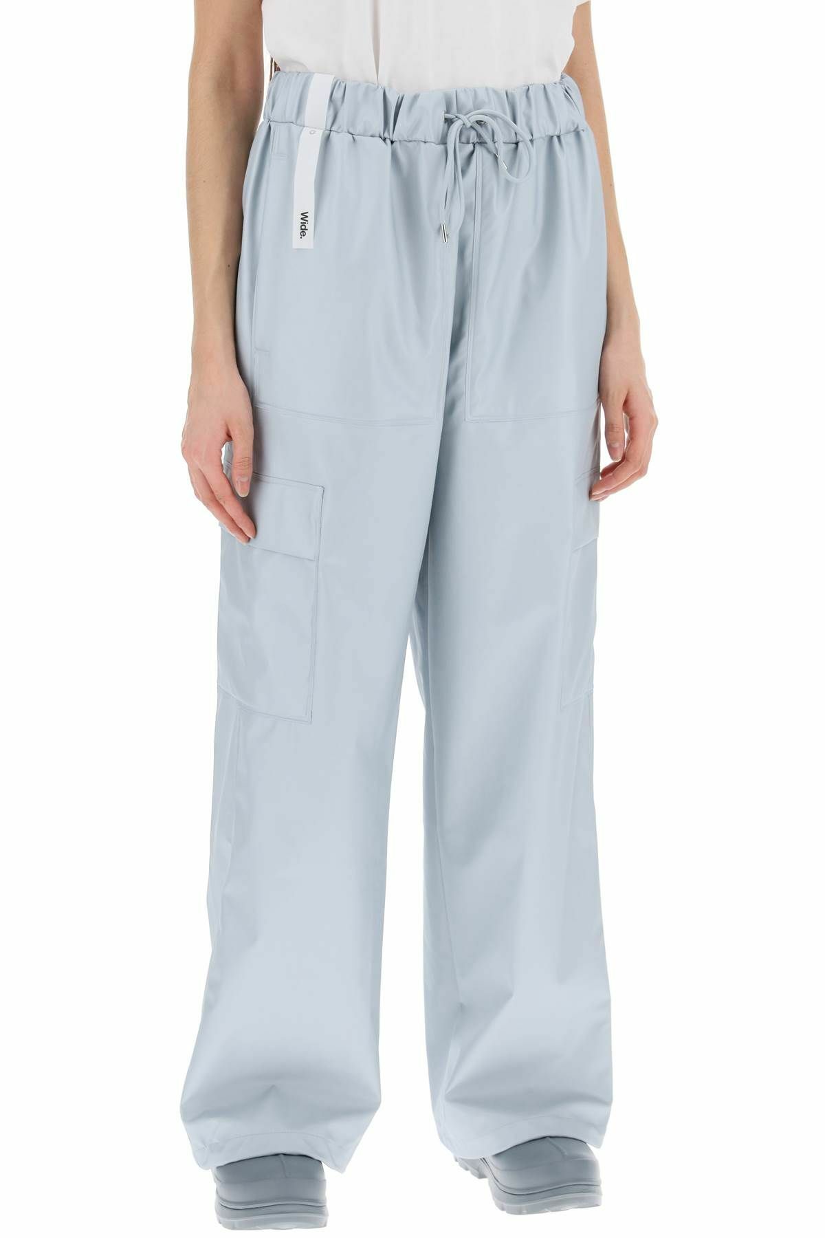 RAINS waterproof cargo joggers Light blue