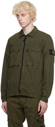 Stone Island Khaki Faded Jacket