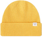 Norse Projects Men's Norse Beanie in Industrial Yellow