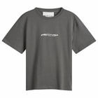 KA_YO_Prototype Men's Boxy Logo T-Shirt in Off Black