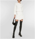 Proenza Schouler White Label cotton tweed wrap skirt