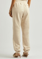 Jacquemus Le Jogging Logo Cotton Sweatpants Beige