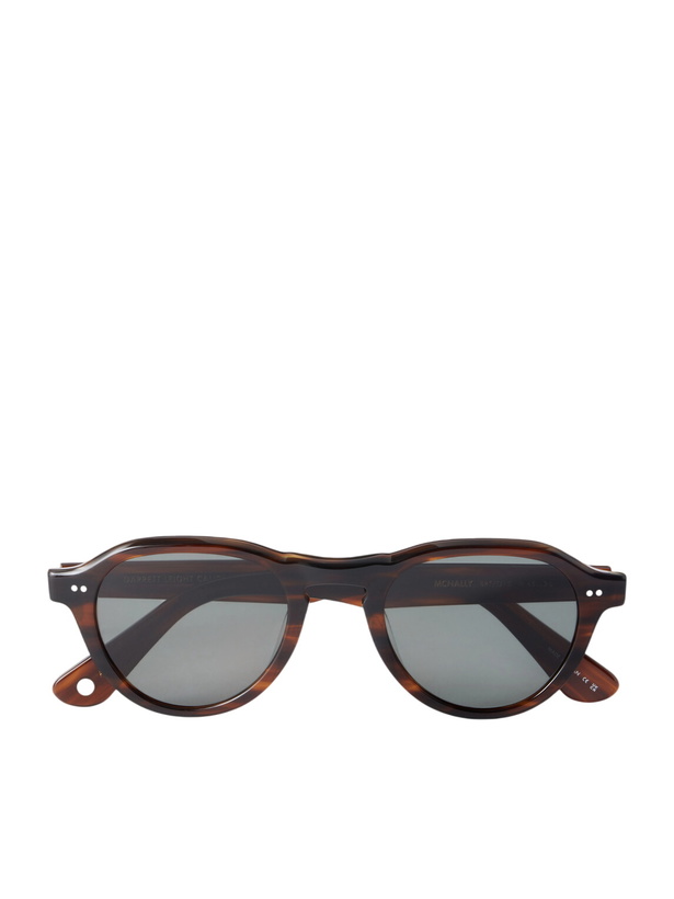 Photo: Garrett Leight California Optical - McNally Oval-Frame Acetate Sunglasses