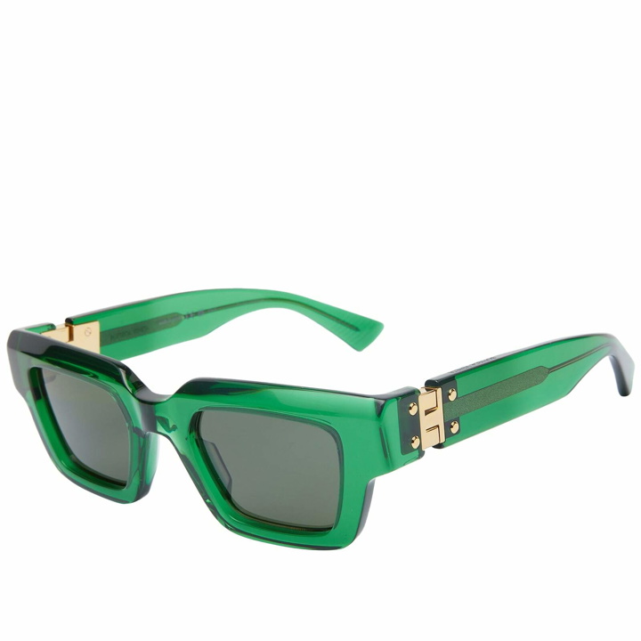 Photo: Bottega Veneta Eyewear Men's BV1230S Sunglasses in Green