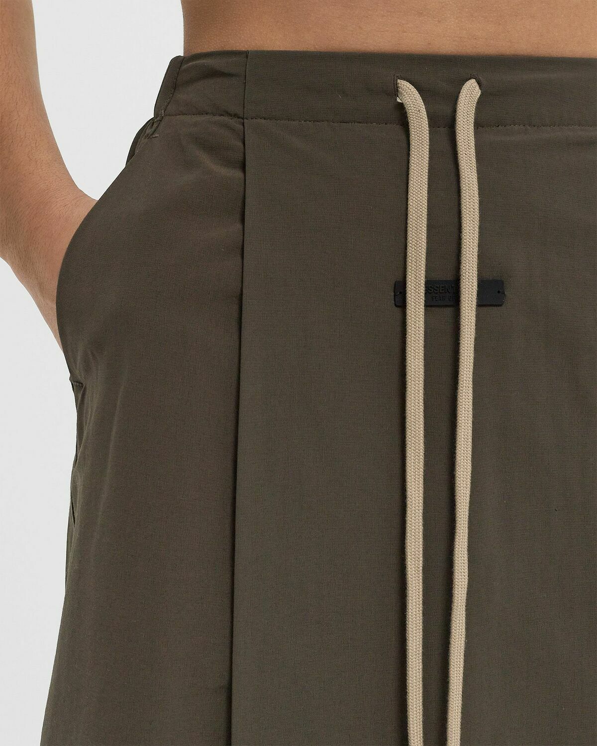 Fear of God Essentials MILITARY NYLON WRAP SKIRT Brown Women