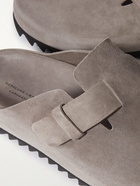 Officine Creative - Agora Suede Clogs - Gray