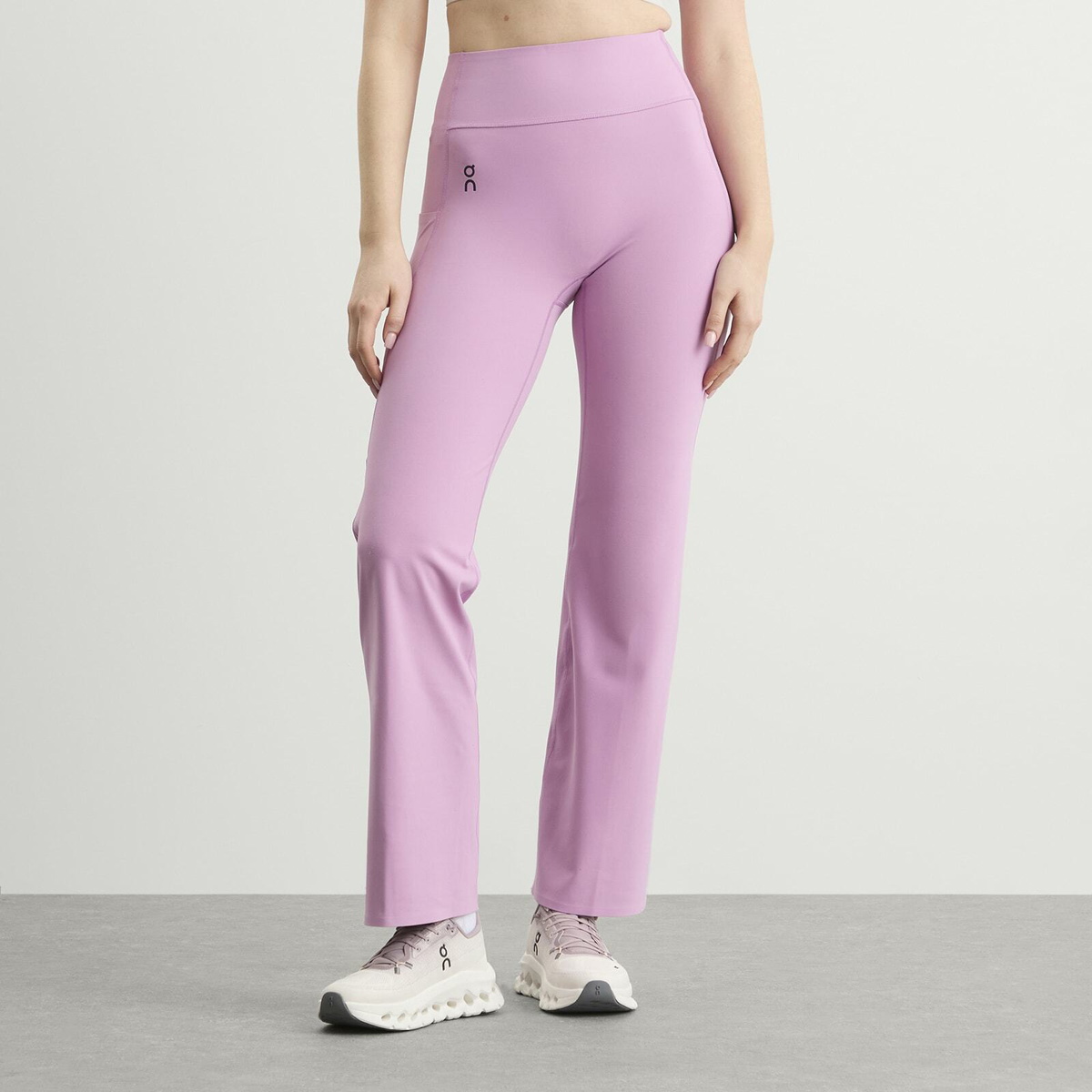 ON Women's Studio Flared Leggings in Sakura