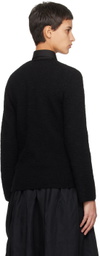 Black Comme des Garçons Black Distressed Sweater