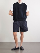 A Kind Of Guise - Tembe Cable-Knit Cotton Vest - Black
