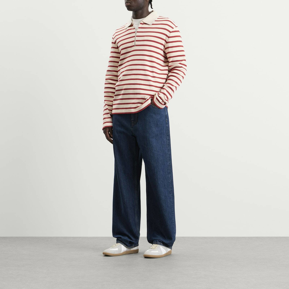 Jil Sander Men's Mid Blue Denim Jeans in Medium Denim