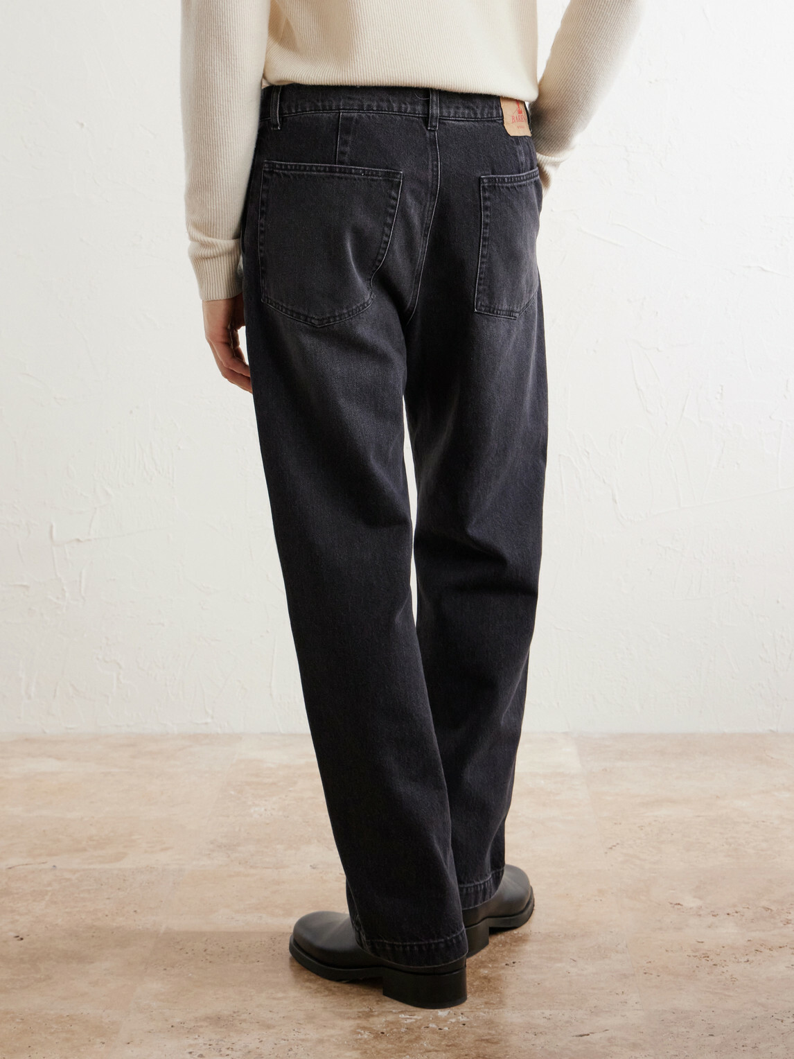 Barena - Straight-Leg Cotton Chinos - Black