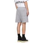 Essentials Grey Logo Shorts