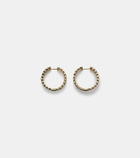 Anita Ko Zoe 18kt gold hoop earrings with diamonds