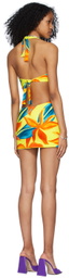 Louisa Ballou SSENSE Exclusive Yellow & Blue Sex Wax Dress