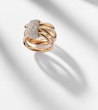 Pomellato Pomellato Together 18kt rose gold ring with diamonds