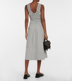 Proenza Schouler - White Label gingham poplin midi dress