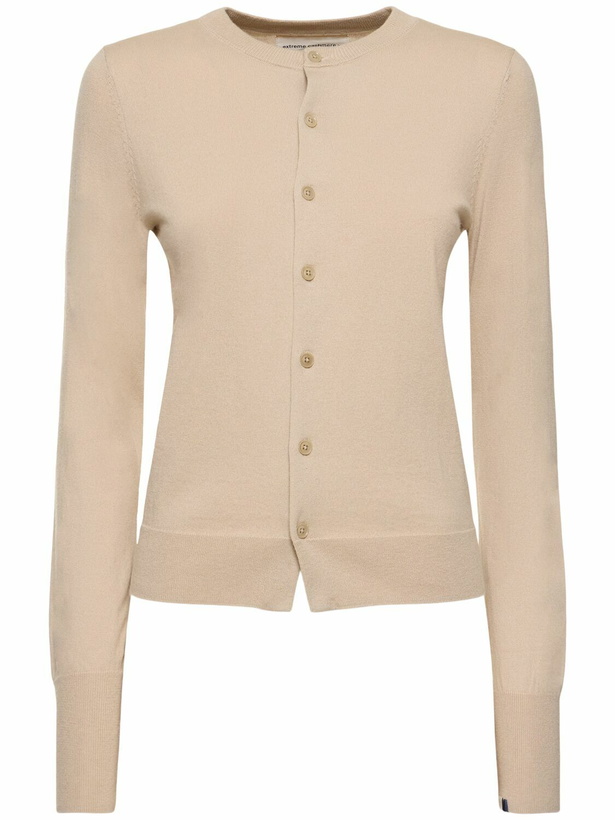 Photo: EXTREME CASHMERE Little Bit Cotton & Cashmere Cardigan