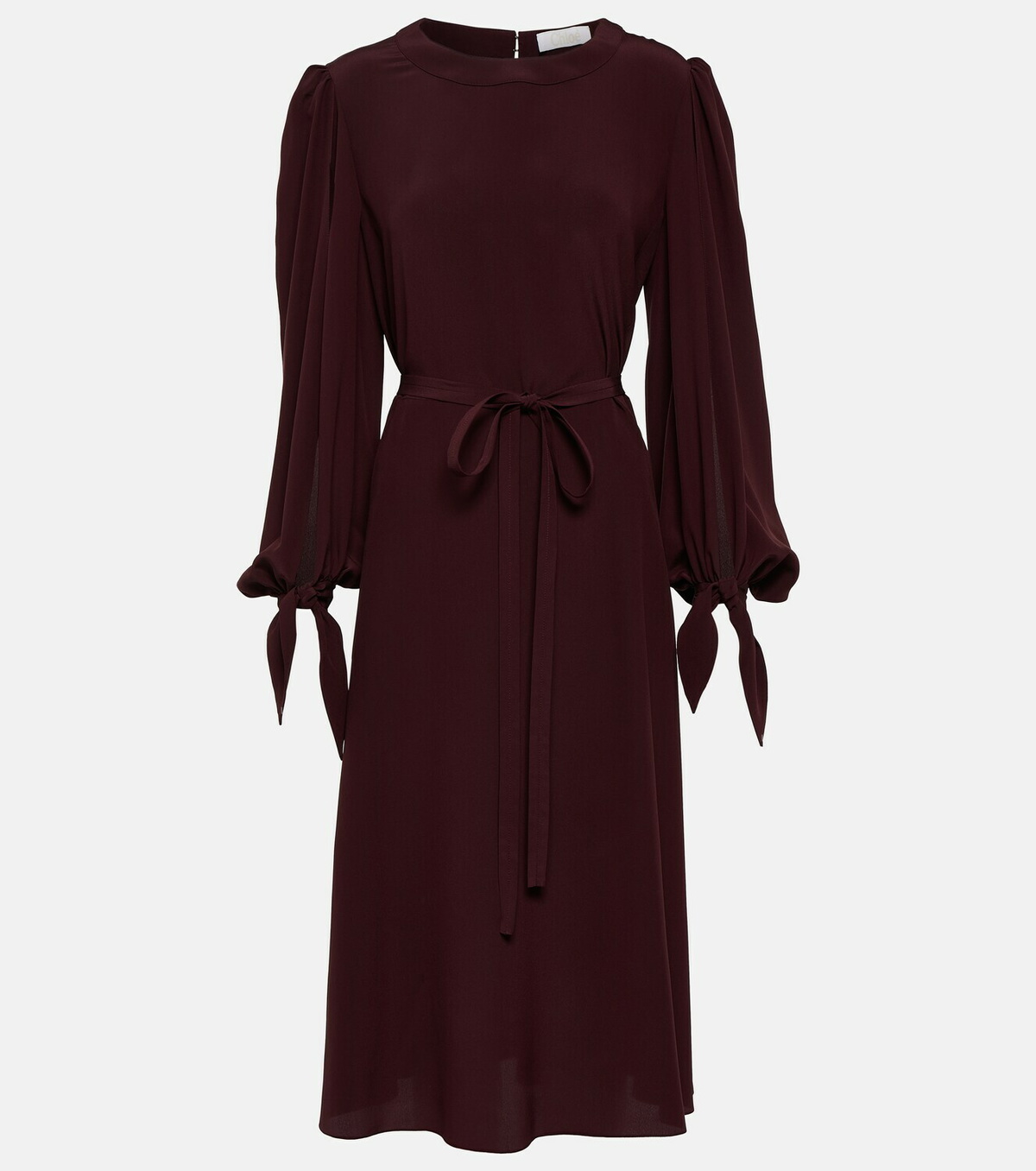 Chloé Silk crêpe de chine midi dress Chloe