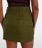 Wardrobe.NYC High-rise cotton miniskirt