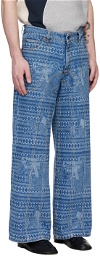 Ahluwalia Blue Kampala Jeans