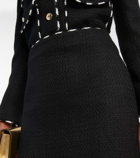 Elie Saab Tweed miniskirt