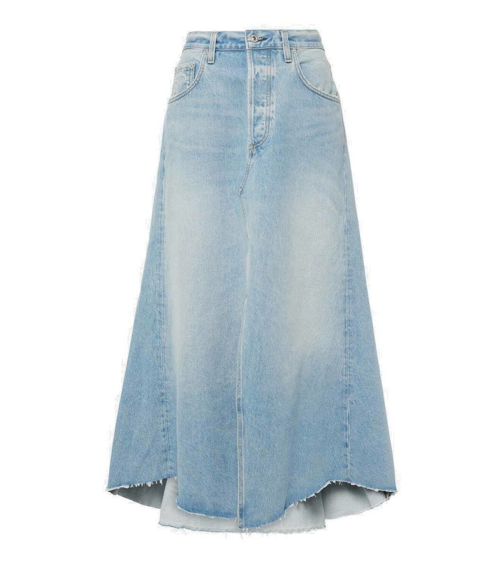 Photo: Citizens of Humanity Mina Reworked denim midi skirt