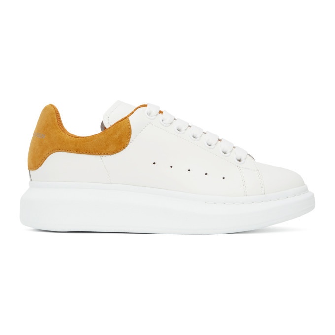 Photo: Alexander McQueen White and Yellow Oversized Sneakers