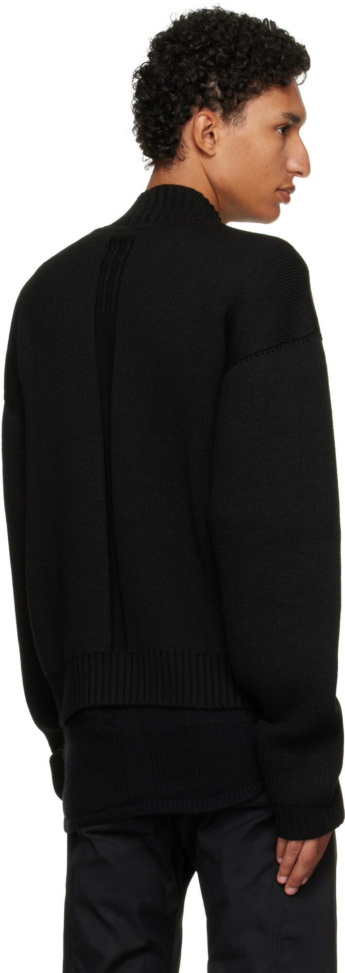 Rick Owens Black Tower Tommy Reversible Sweater