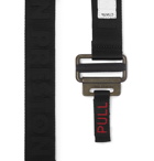 Heron Preston - 4cm Logo-Jacquard Webbing Belt - Black