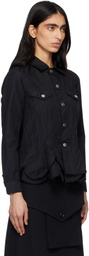 Comme des Garçons Comme des Garçons Black Polyester Twill Garment Dyed Jacket