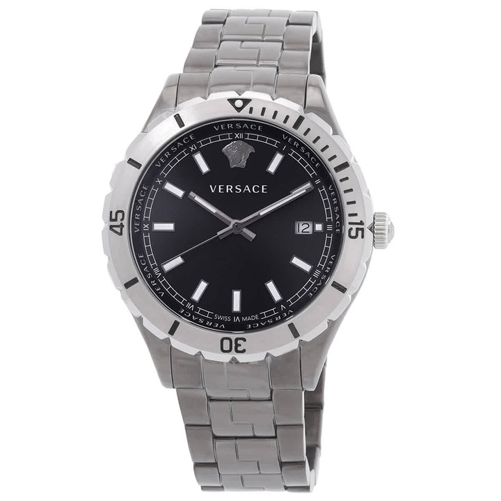 Photo: Versus by Versace Quartz Black Dial Mens Watch VE3A00620