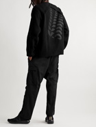 Y-3 - Optimistic Illusions Embroidered Wool-Blend Jersey Sweatshirt - Black