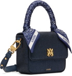 AMIRI Navy 'MA' Denim Micro Bag