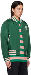 ICECREAM Green 'IC' Classic Bomber Jacket