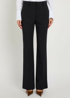 Balmain Straight-leg Wool Trousers Black
