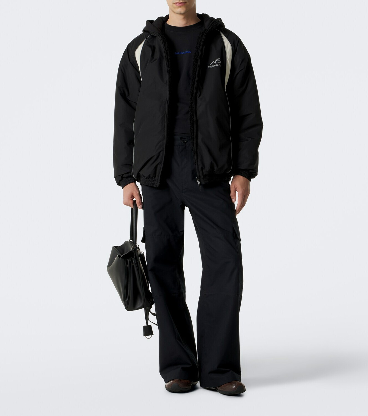 Balenciaga Logo cotton hoodie